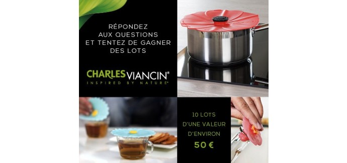 DECO.fr: 10 lots d'ustensiles de cuisine Charles Viancin à gagner