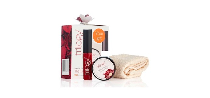 Look Fantastic: 2 produits Trilogy achetés = Trilogy The Quick & The Red offert
