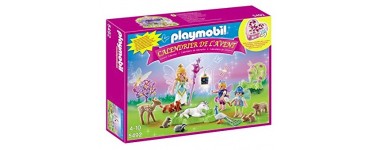 Amazon: Calendrier de L'avent Playmobil - Fées, Licorne et Animaux De La Forêt à 19,99€