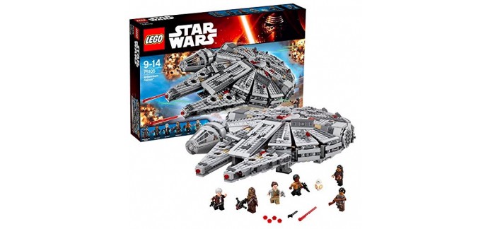 Oxybul éveil et jeux: LEGO Star Wars - 75105 - Millennium Falcon à 97,19€