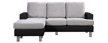 Conforama: Canapé d'angle réversible 3 places RONANE à 199,99€ au lieu de 429€