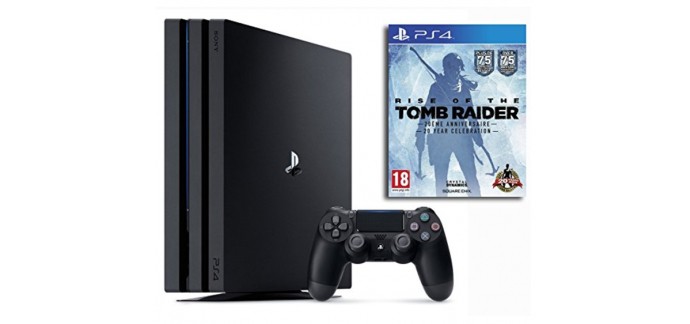 Amazon: Console Sony PS4 Pro (1 To) + Rise of the Tomb Raider à 399,99€ 