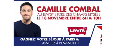 Virgin Radio: 5 séjours à Paris pour assister à l'émission radio de Camille Combal à gagner
