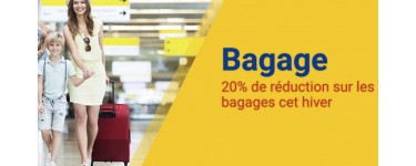 Ryanair: 20% de réduction sur le transport de bagages cet hiver