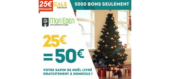 Cdiscount: C mes deals : 25€ = 50€ sur votre Sapin livré gratuitement à domicile