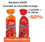 IKEA: Bonbons DAIM 1 acheté = le 2ème au choix à -50%