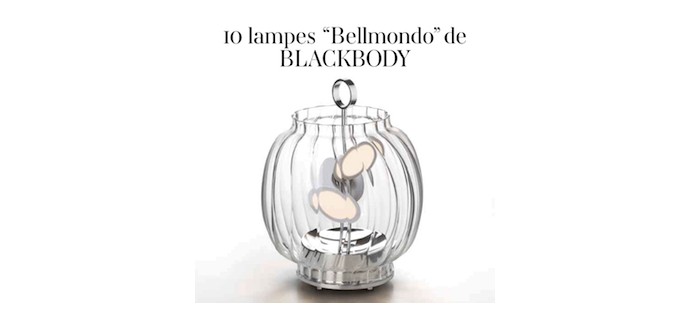 Marie Claire: 10 lampes à poser Bellmondo de Blackbody en Murano à gagner
