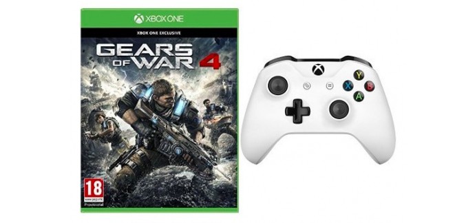 Amazon: Gears of War 4 + 1 manette sans fil Xbox One à 79,99€