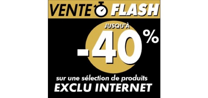 Conforama: Vente Flash : Jusqu’à - 40% sur une sélection de produits Exclu Internet