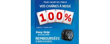 Euromaster: 2 achetés pneus = des chaines à neige Easy Grip 100% remboursées