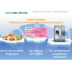 Toupargel: 1 chèque de 1000€, 1 an de produits Toupargel ou un frigo américain à gagner