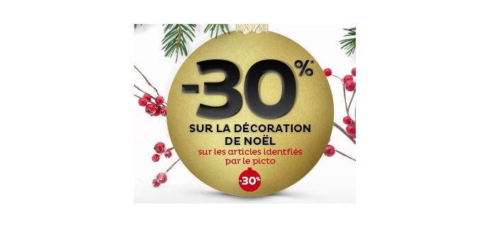 Tati: -30% sur une sélection d'articles de décoration de Noël