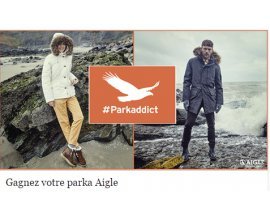Aigle: Une parka à gagner par tirage au sort via un jeu Facebook