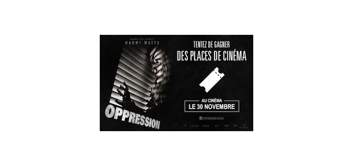 M6: 30x2 places de cinéma pour le film "Oppression" à gagner