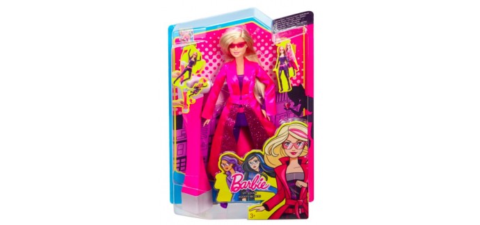 Rue du Commerce: Poupée Barbie Agent secret à 20,38€ au lieu de 34,79€