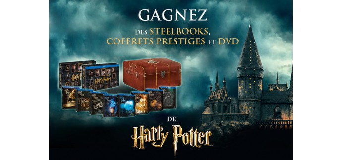 Allociné: Des steelbooks, coffrets prestiges et DVD de Harry Potter à gagner
