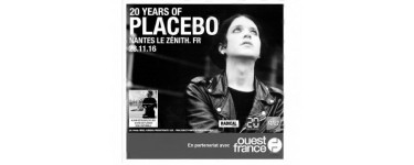 Ouest France: 10 places pour le concert de Placebo au Zénith de Nantes à gagner