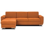 Conforama: Canapé d'angle réversible LEXY coloris orange à 299,99€