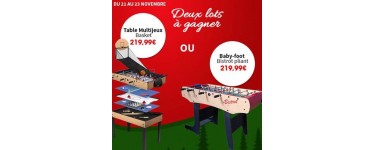 King Jouet: Une Table Multijeux Basket ou un Baby-Foot à gagner