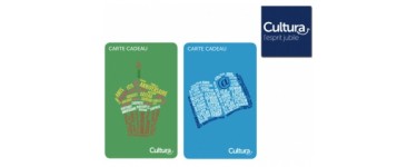 Femme Actuelle: 15 cartes cadeau Cultura de 20€ à gagner