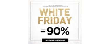 Brandalley: White Friday : jusqu'à -90% sur une sélection d'articles