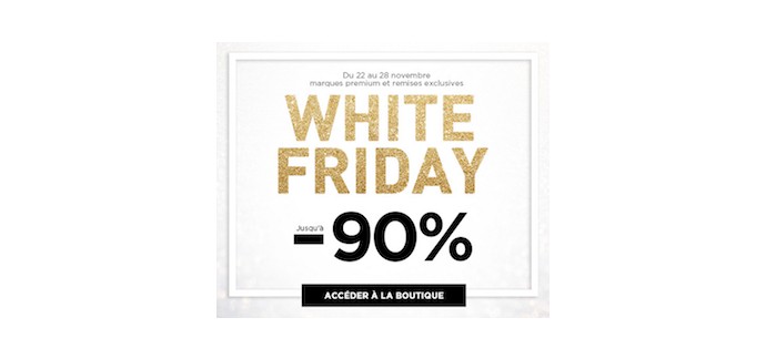 Brandalley: White Friday : jusqu'à -90% sur une sélection d'articles
