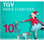 SNCF Connect: 10€ le billet enfant pour l'achat d'un billet adulte