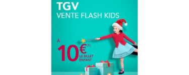 SNCF Connect: 10€ le billet enfant pour l'achat d'un billet adulte