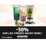 The Body Shop:  -50% sur les Crèmes mains 100ml