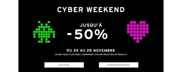 Topshop: Cyber Week-end : jusqu'à -50% sur une sélection de produits