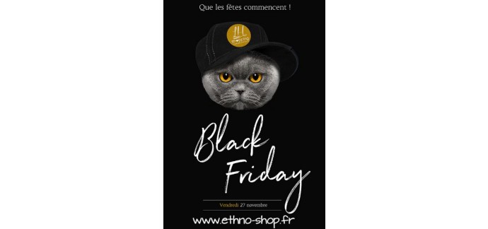 Ethno-Shop: Black Friday : -20% sur les sacs, -30% sur les vêtements & -40% sur les bijoux