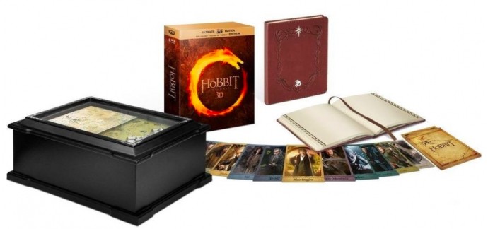 Amazon: Le Hobbit - La trilogie en Édition limitée Combo Blu-ray 3D + Blu-ray + DVD à 79,99€
