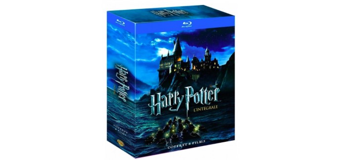 Amazon: Harry Potter - L'intégrale des 8 films en Blu-ray à 20€