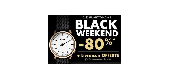 Timefy: Black Weekend : -80% sur une sélection de produits + livraison offerte