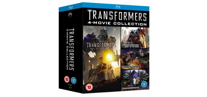 Zavvi: Coffret blu-ray Transformers 1 à 4 à 10,43€ livraison comprise