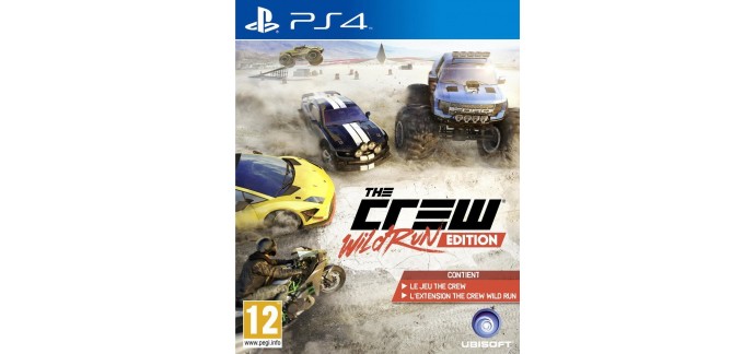 Amazon: The Crew - édition Wild Run sur PS4 à 19,99€ 