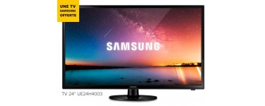 SFR: 1 TV 24" Samsung UE24H40003 offerte en souscrivant à la box fibre power SFR