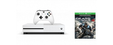 Micromania: La console Xbox One S 500Go + une deuxième manette + le jeu Gears of War 4
