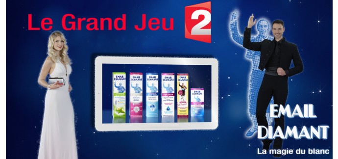 FranceTV: 1 iPad Air 2 16Go & 6 dentifrices Email Diamant à gagner