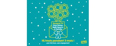 Sosh: Les bouquets TV BeIN Sports, Ciné Séries ou Famille à 1€ / mois pendant 3 mois