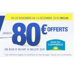 Allopneus: Jusqu'à 80€ offerts en avoir chez Rue Du Commerce pour l'achat de pneus Michelin