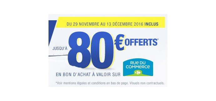 Allopneus: Jusqu'à 80€ offerts en avoir chez Rue Du Commerce pour l'achat de pneus Michelin