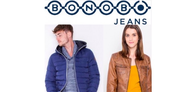 Bonobo Jeans: 30% de réduction sur les manteaux, les vestes et parkas
