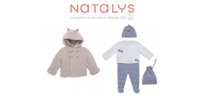 Natalys: Mode Bébé : pour un article acheté, le 2ème à 5€