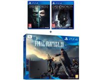 Cdiscount: PS4 Slim 1To + 3 jeux (Final Fantasy XV + Dishonored 1 & 2) à 349,99€
