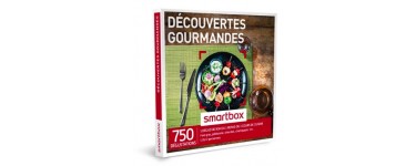 Smartbox: 1 coffret cadeau "Découvertes Gourmandes" offert dès 99€ d'achat