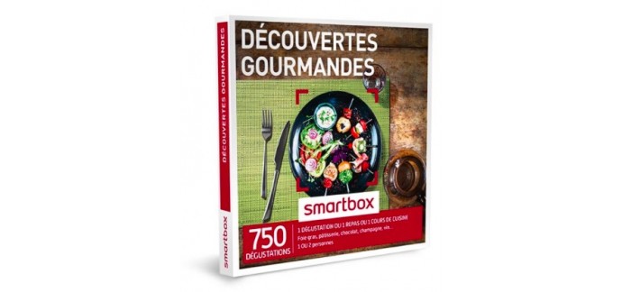 Smartbox: 1 coffret cadeau "Découvertes Gourmandes" offert dès 99€ d'achat