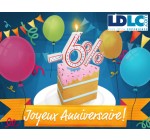 LDLC: Recevez un code promo pour économiser 6% à l'occasion de votre anniversaire