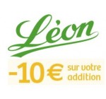 Léon de Bruxelles: 10€ de réduction sur votre addition en rejoignant le Club Leon