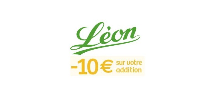 Léon de Bruxelles: 10€ de réduction sur votre addition en rejoignant le Club Leon